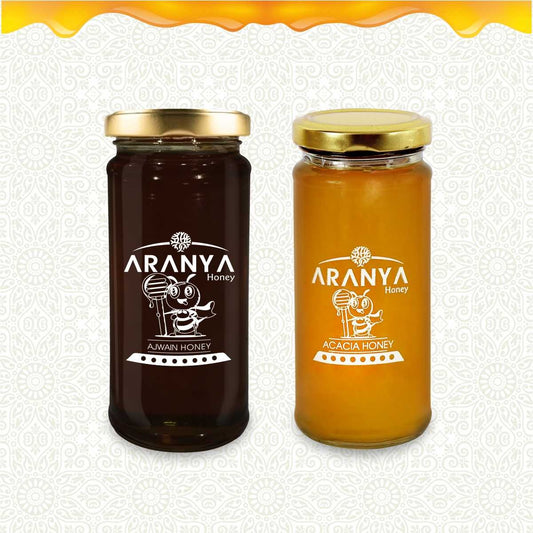 Acacia and Ajwain Honey Combo