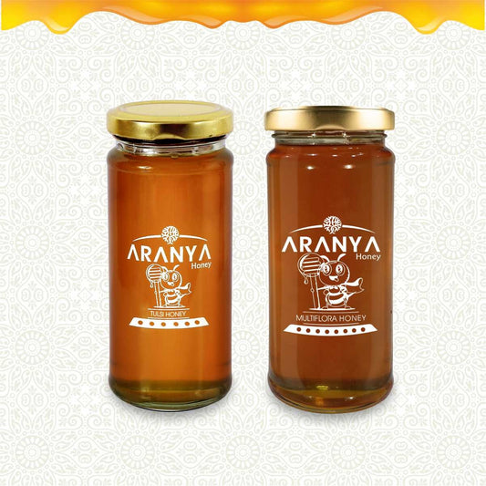 Tulsi and Multiflora Honey Combo