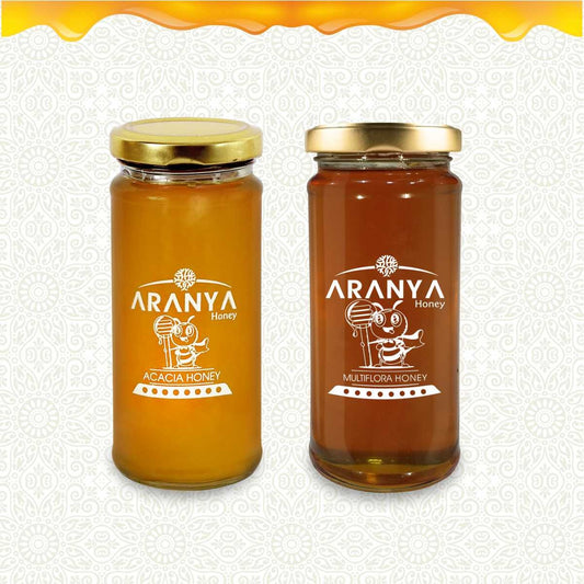 Acacia and Multiflora Honey Combo