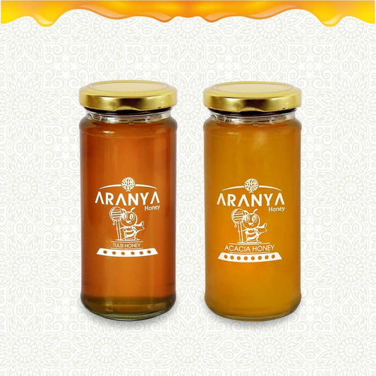 Acacia and Tulsi Honey Combo